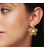 Flower earrings 