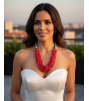 Statement Necklace Rubí