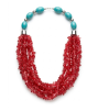 Statement Necklace Rubí