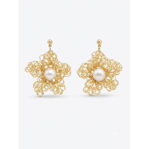 Flower earrings 