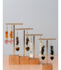 Aretes Chips de piedras naturales